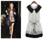 Vestido Preto com Transparência