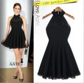 Vestido Preto Rodado